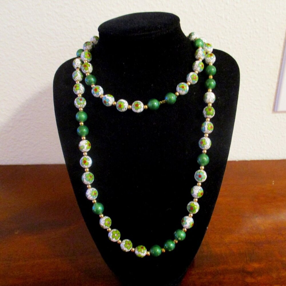 Cloisonne' Made in Italy Beaded Necklace
